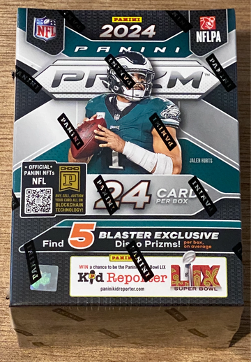 2024 Panini Prizm Football 6-Pack Blaster Box 5 - Disco Prizm Per Box