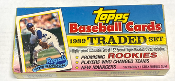 1989 Topps Traded Baseball Factory Sealed Set - 132 Cards - Ken Griffey Jr RC
