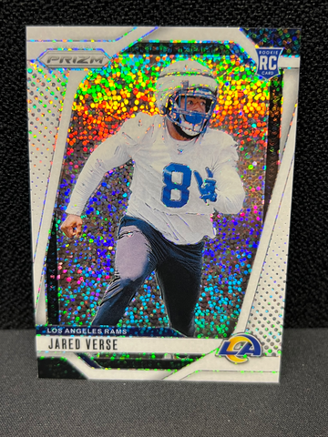 2024 Panini Prizm Jared Verse RC White Sparkle SSP Los Angeles Rams