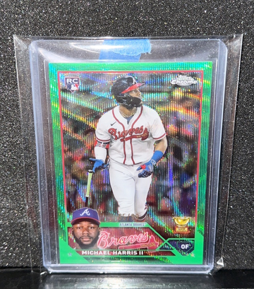 2023 Topps Chrome Michael Harris II Green Wave 65/99 RC