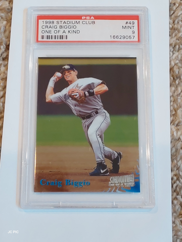 1998 Stadium Club One of a Kind Craig Biggio