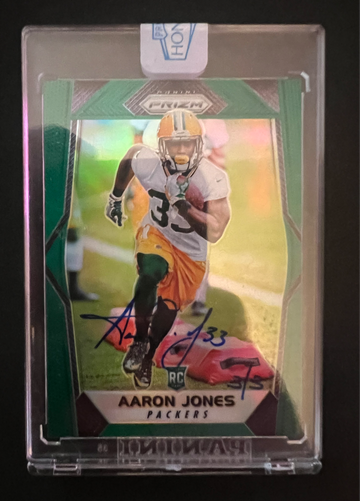2017 Prizm Aaron Jones #288 ‘22 Panini Honors Autograph /3