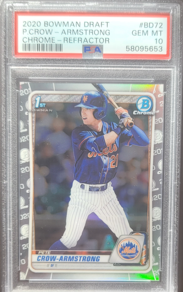 2020 Bowman Chrome Pete Crow Armstrong refractor