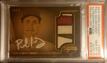 2014 Topps Dynasty Paul Goldschmidt PSA 10/10