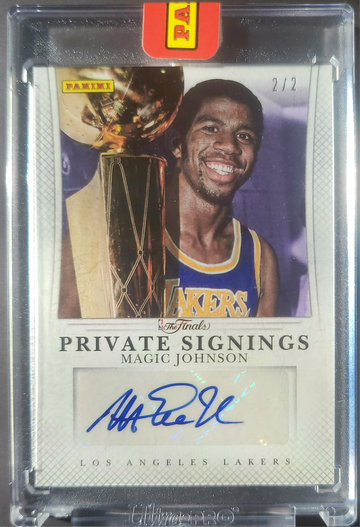 2013 Panini Private Signings Magic Johnson /2