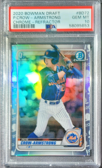 2020 Bowman Chrome Pete Crow Armstrong refractor