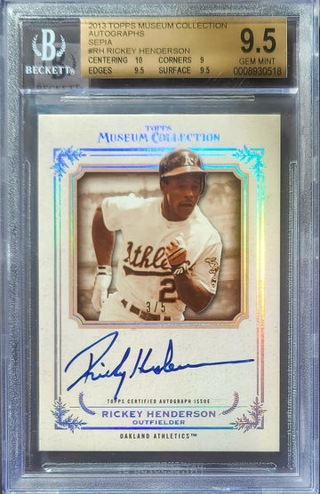 2013 Museum Collection Rickey Henderson /5