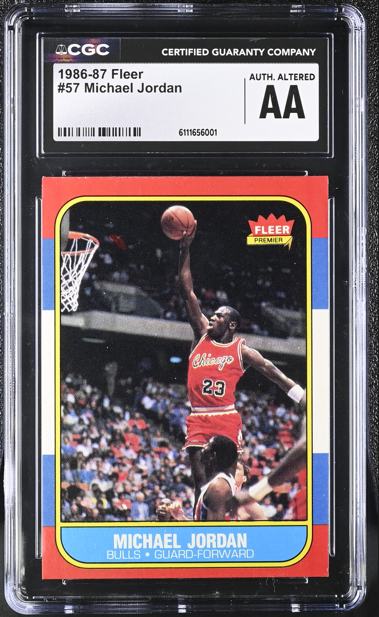 1986-87 Fleer Michael Jordan #57 rookie rc