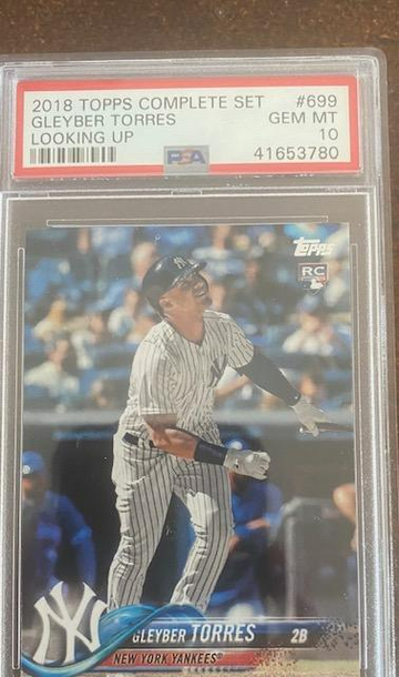 2018 Topps Variation Gleyber Torres PSA 10 & 28 Card Lot