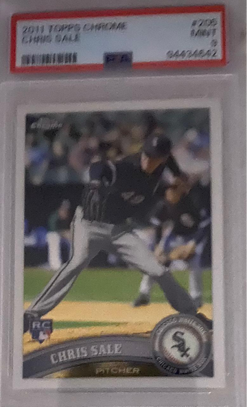 Chris Sale 2011 Topps Chrome PSA9 RC
