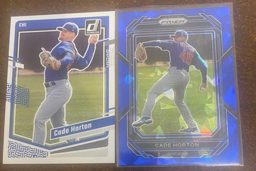 2023 Cade Horton Prizm Blue cracked Ice