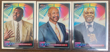 Larry Johnson Greg Anthony & Larry Nance Sr 2021 Topps Finest