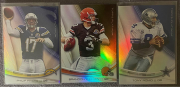 Philip Rivers Tony Romo & Brandon Weeden 2013 Topps Platinum