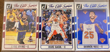 2016/17 Donruss Elite Series Derrick Rose Kyrie Irving & Marc Gasol