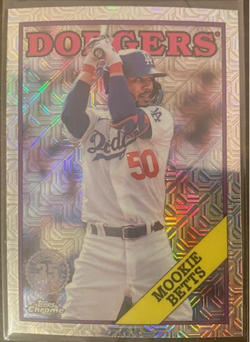 2023 Mookie Betts Silver Pack Mojo & 5 card lot