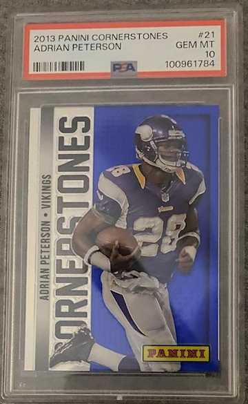 Adrain Peterson 2013 Cornerstones PSA10 Population 1