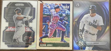 Aaron Judge 2022 Prizm White Wave & 2 card lot