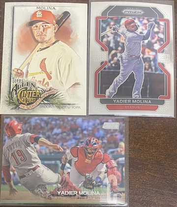 Yadier Molina 3 Card lot