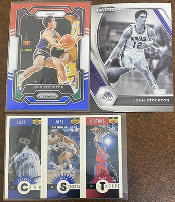 3 Card John Stockton Lot