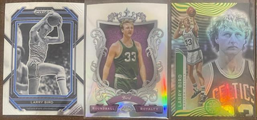 Larry Bird 3 Card Lot