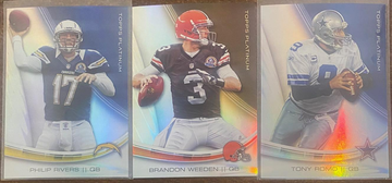 Philip Rivers Tony Romo & Brandon Weeden 2013 Topps Platinum