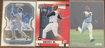 Ken Griffey Jr 3 Card lot