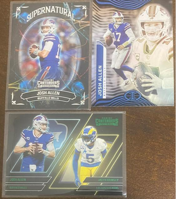 Josh Allen 3 Card Lot