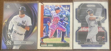 3 Card Aaron Judge Lot