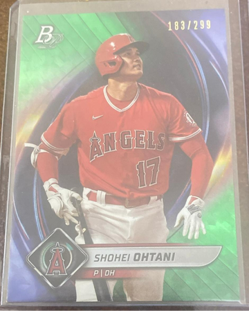 Shohei Ohtani 2022 Bowman Platinum Aqua Ice #183/299