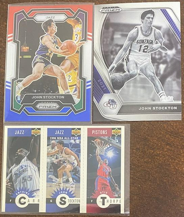 John Stockton 3 Card Lot