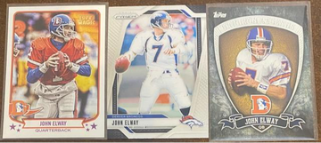 John Elway 3 Card Lot