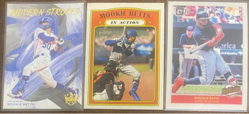 Mookie Betts 3 Card Lot