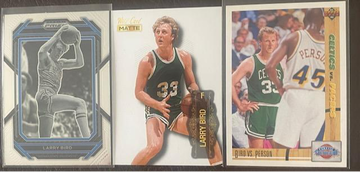 Larry Bird 3 Card Lot