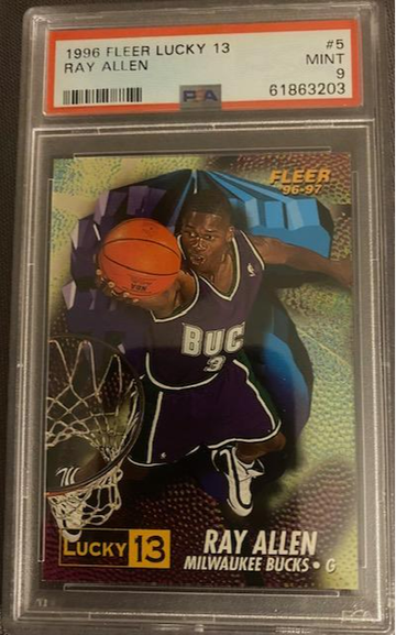 Ray Allen PSA9 1996 Lucky13