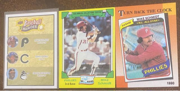 Mike Schmidt 3 Card Lot