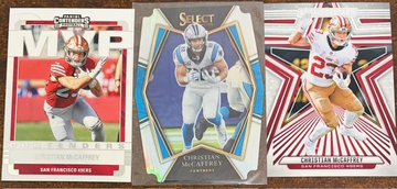 Christian McCaffery 3 Card Lot