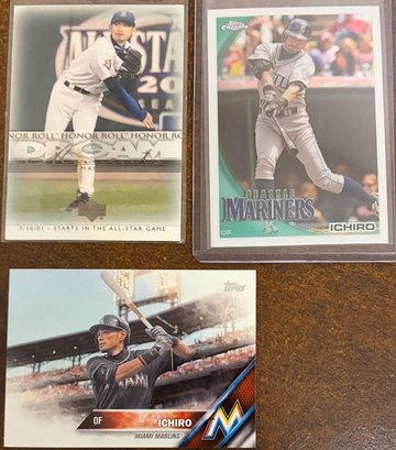 Ichiro 3 Card Lot