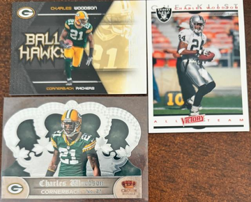 Charles Woodson 3 Card Lot