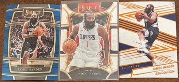 James Harden 3 Card Lot