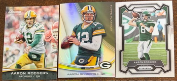 Aaron Rogers 3 Card Lot