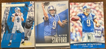 Matthew Stafford 3 Card Lot 