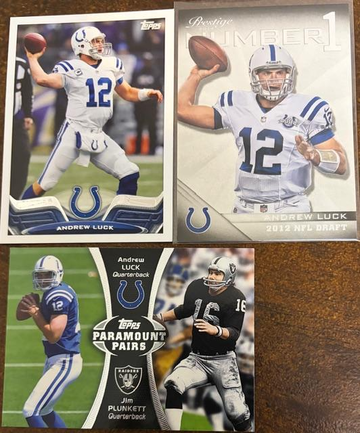 Andrew Luck 3 Card Lot