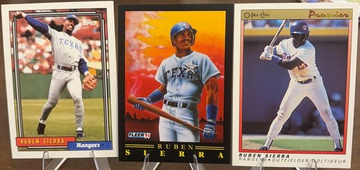 Rueben Sierra 3 Card Lot