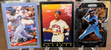 Kirby Puckett 3 Card Lot