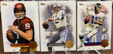 Roger Staubach Phil Simms & Sonny Jurgenson 2012 Quarterback Immortals