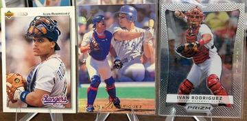 Ivan Rodriguez 3 Card Lot