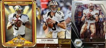 Drew Brees 3 Card Lot