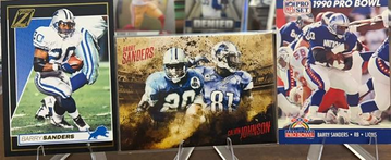 Barry Sanders 3 Card Lot