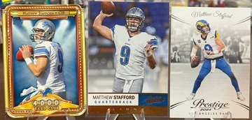 Matthew Stafford 3 Card Lot 