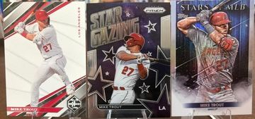 Mike Trout 3 Card Lot